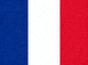 法国国家足球队国旗 - 蓝白红三色竖条